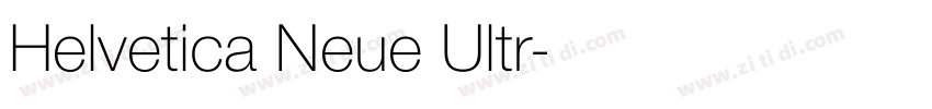 Helvetica Neue Ultr字体转换 Helvetica Neue Ultr字体转换